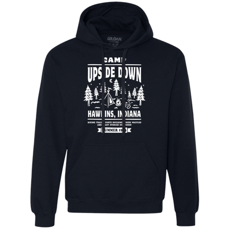 Sweatshirts Navy / S Camp Upside Down Premium Fleece Hoodie