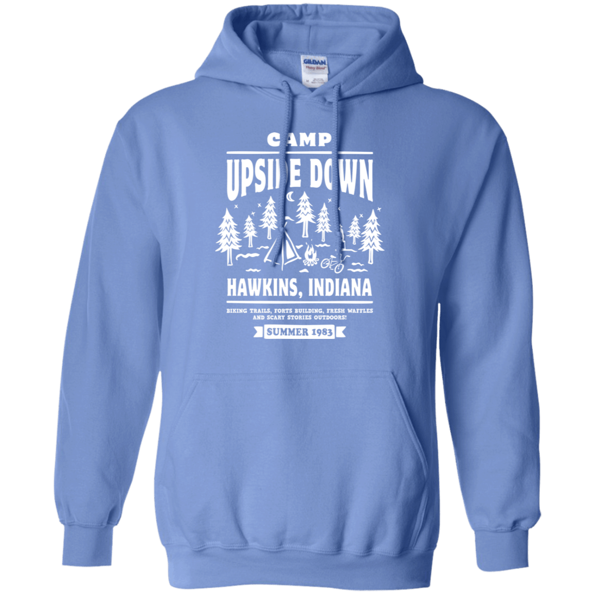 Sweatshirts Carolina Blue / S Camp Upside Down Pullover Hoodie