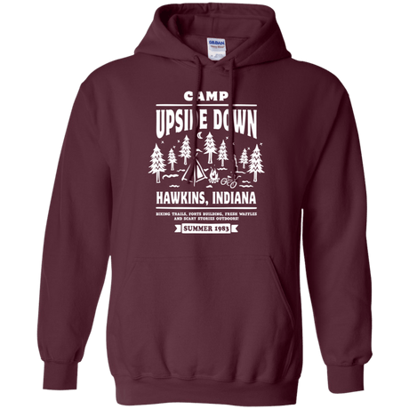 Sweatshirts Maroon / S Camp Upside Down Pullover Hoodie