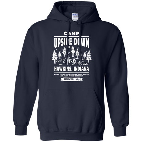 Sweatshirts Navy / S Camp Upside Down Pullover Hoodie