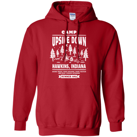 Sweatshirts Red / S Camp Upside Down Pullover Hoodie