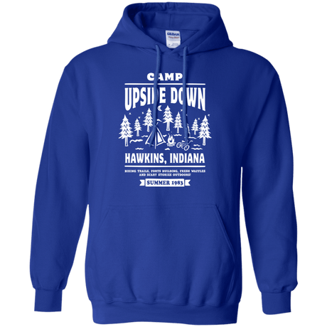 Sweatshirts Royal / S Camp Upside Down Pullover Hoodie