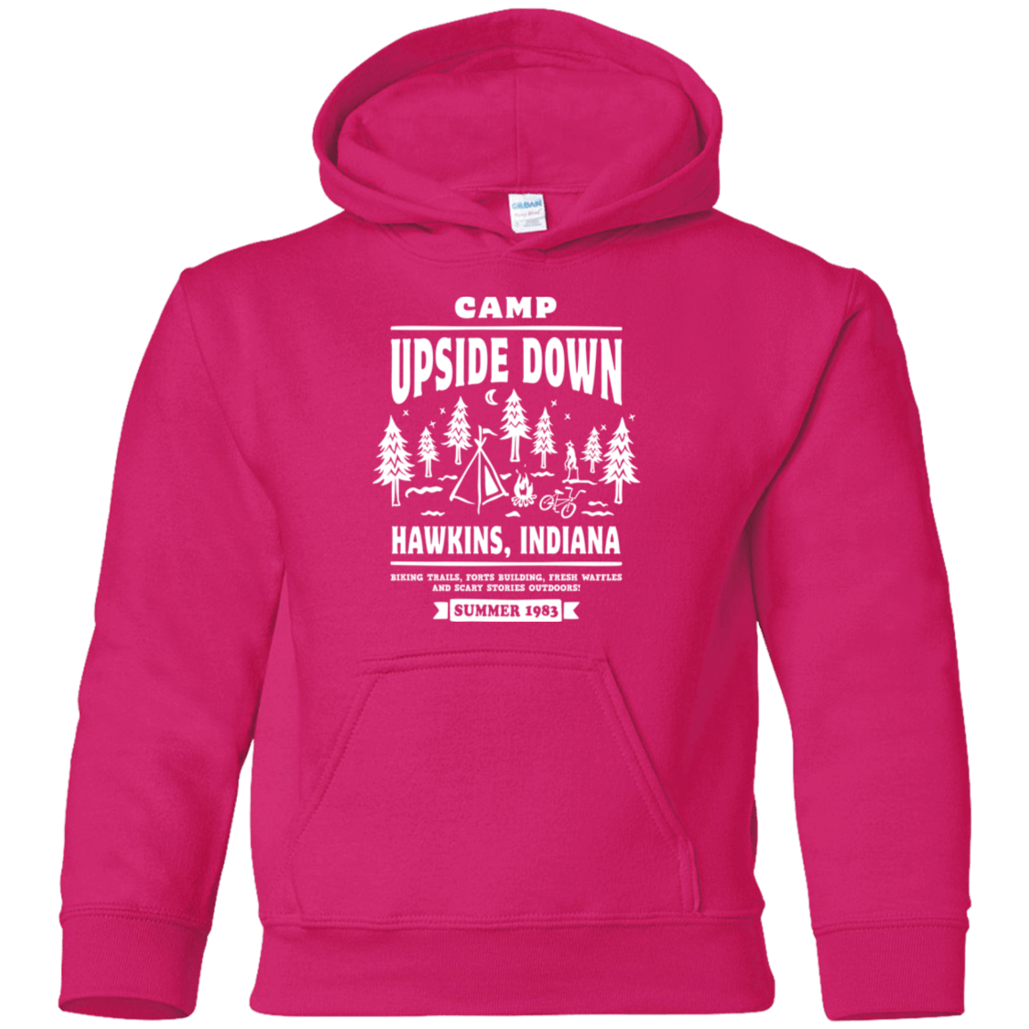 Sweatshirts Heliconia / YS Camp Upside Down Youth Hoodie