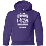 Sweatshirts Purple / YS Camp Upside Down Youth Hoodie