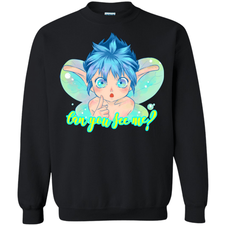 Sweatshirts Black / Small Can you see me Crewneck Sweatshirt