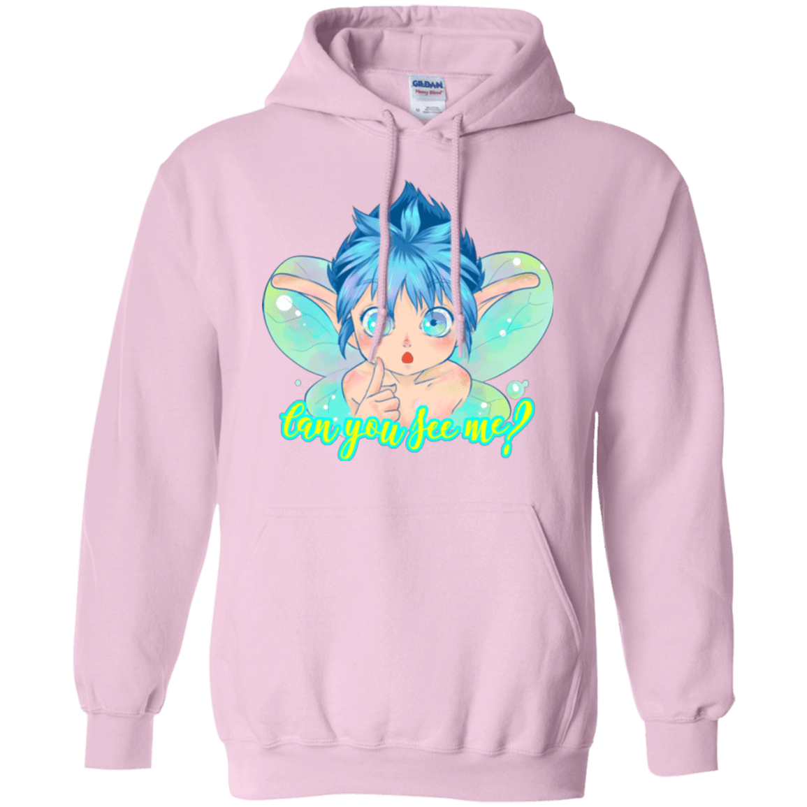 Sweatshirts Light Pink / Small Can you see me Pullover Hoodie