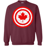 Sweatshirts Maroon / Small Captain Canada Crewneck Sweatshirt