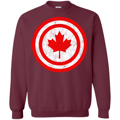 Sweatshirts Maroon / Small Captain Canada Crewneck Sweatshirt