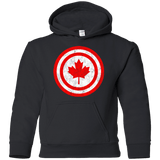 Sweatshirts Black / YS Captain Canada Youth Hoodie