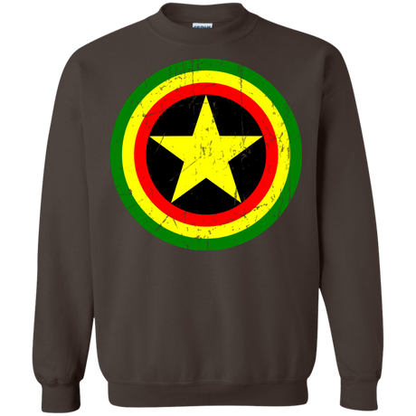 Sweatshirts Dark Chocolate / Small Captain Rasta Crewneck Sweatshirt