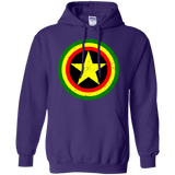 Sweatshirts Purple / Small Captain Rasta Pullover Hoodie