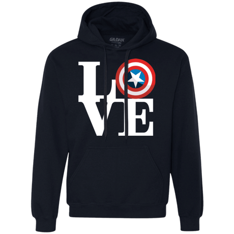 Sweatshirts Navy / Small Captain's Love Premium Fleece Hoodie