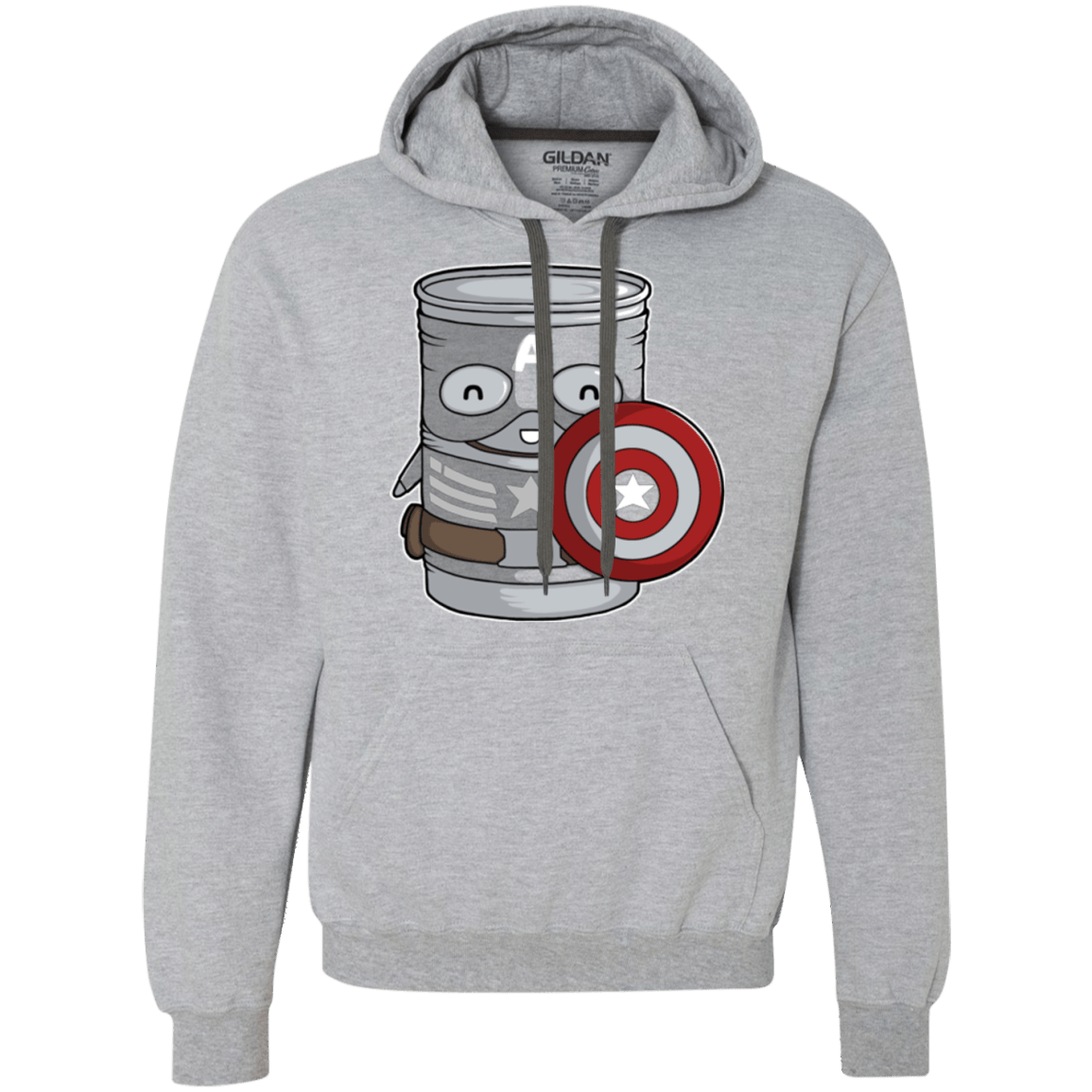 Sweatshirts Sport Grey / Small CapTin America Premium Fleece Hoodie