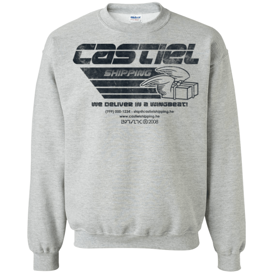 Sweatshirts Sport Grey / Small Castiel Shipping Crewneck Sweatshirt