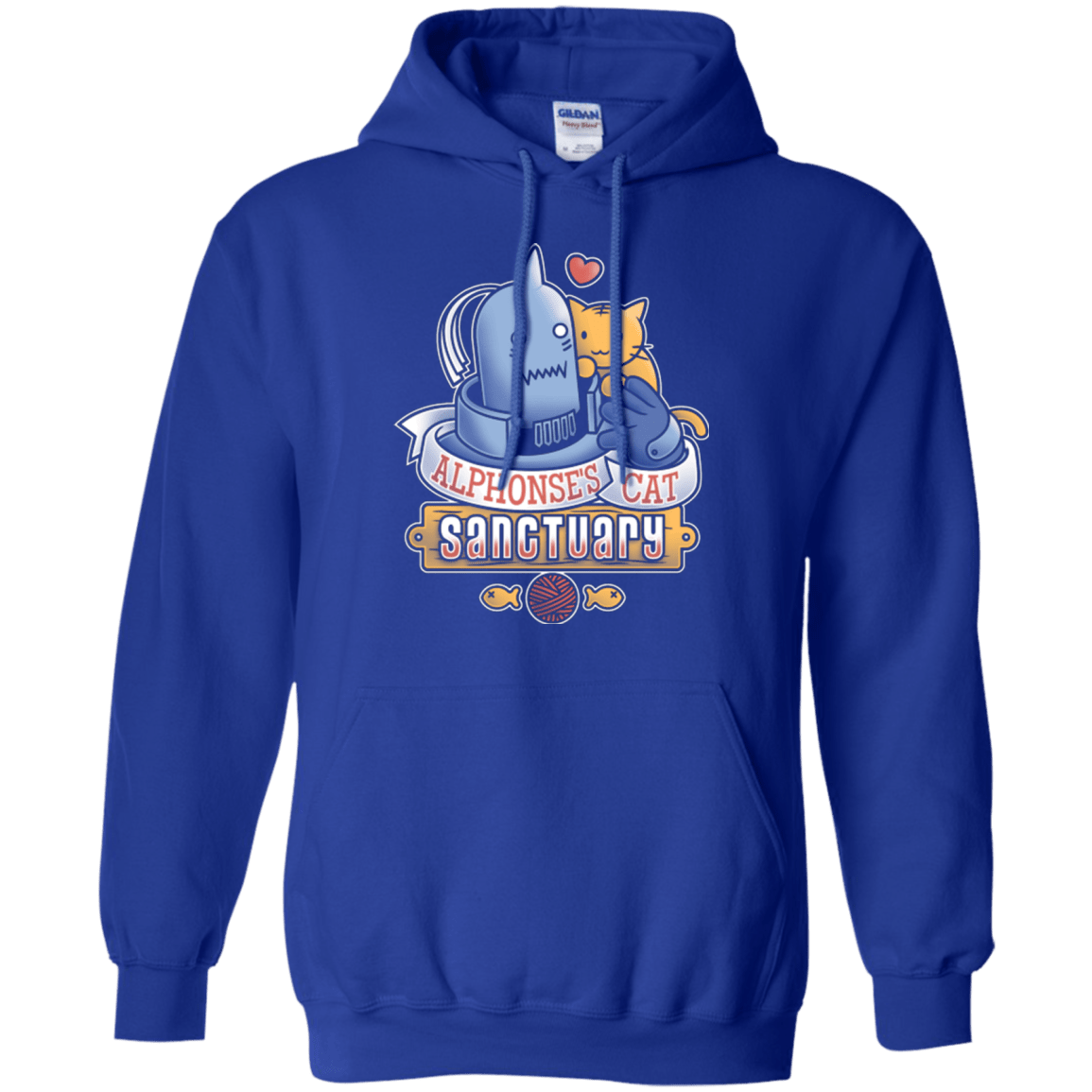 Sweatshirts Royal / Small CAT SANCTUARY Pullover Hoodie