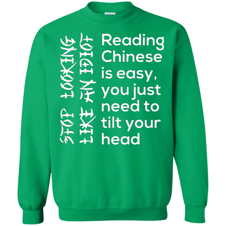 Sweatshirts Irish Green / Small Chinese Crewneck Sweatshirt