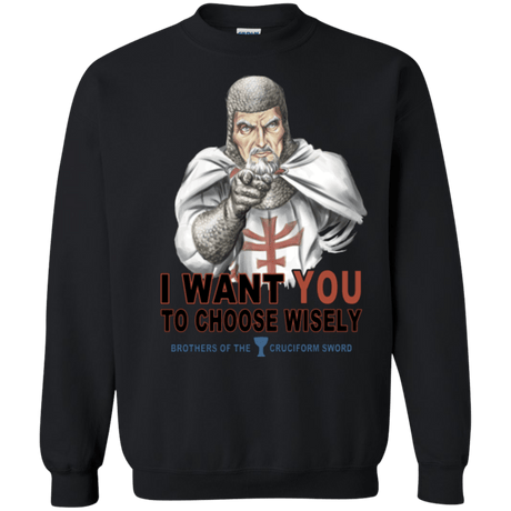 Sweatshirts Black / Small Choose Wisely Crewneck Sweatshirt
