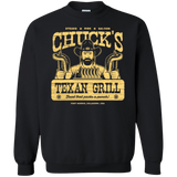 Sweatshirts Black / Small Chucks Texan Grill Crewneck Sweatshirt
