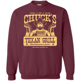 Sweatshirts Maroon / Small Chucks Texan Grill Crewneck Sweatshirt