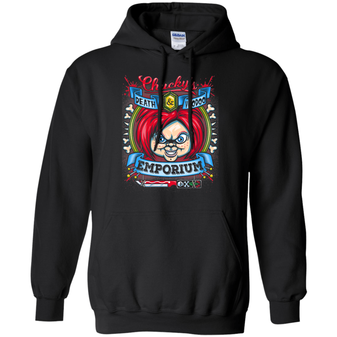 Sweatshirts Black / S Chucky Crest Pullover Hoodie