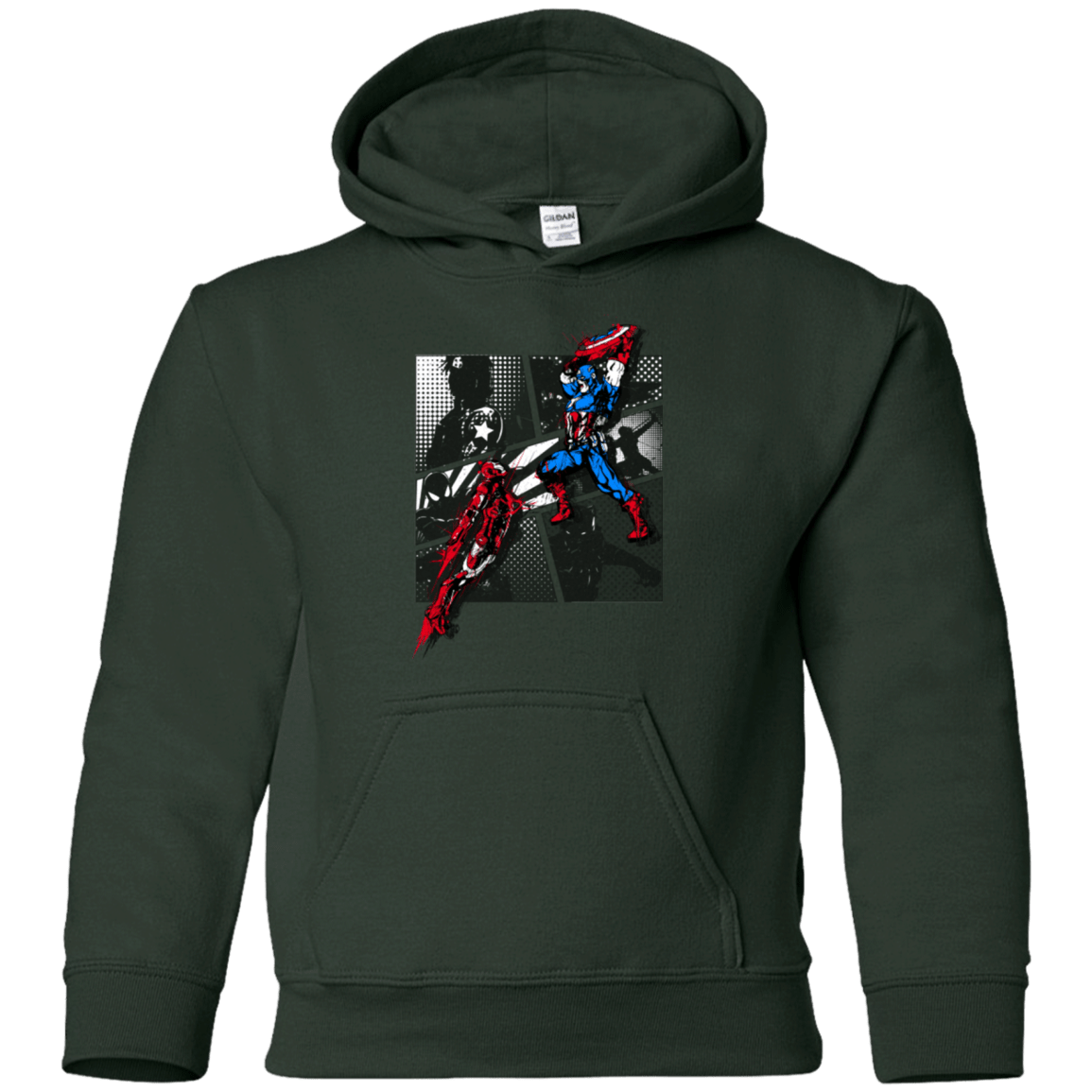Sweatshirts Forest Green / YS CIVIL WAR Youth Hoodie