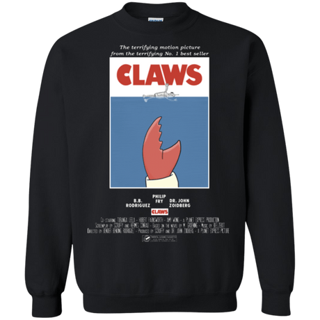 Sweatshirts Black / Small Claws Movie Poster Crewneck Sweatshirt