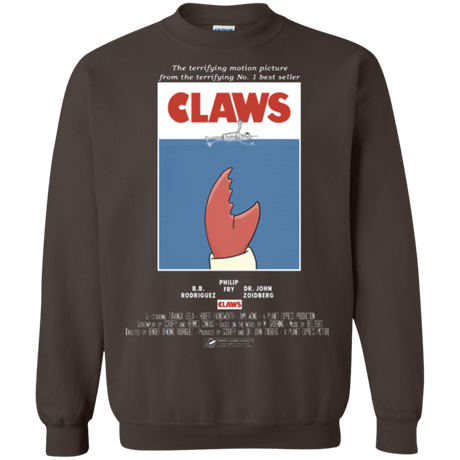 Sweatshirts Dark Chocolate / Small Claws Movie Poster Crewneck Sweatshirt