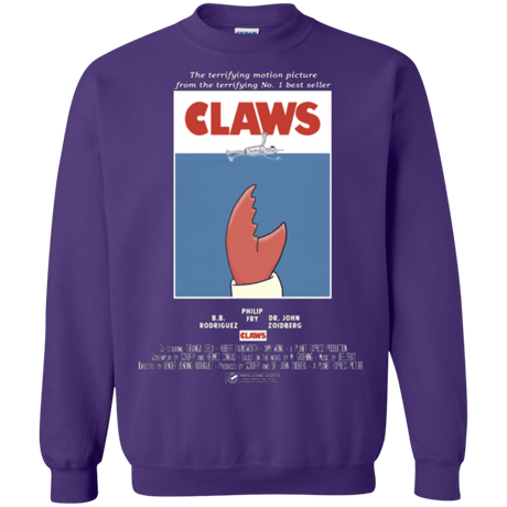 Sweatshirts Purple / Small Claws Movie Poster Crewneck Sweatshirt