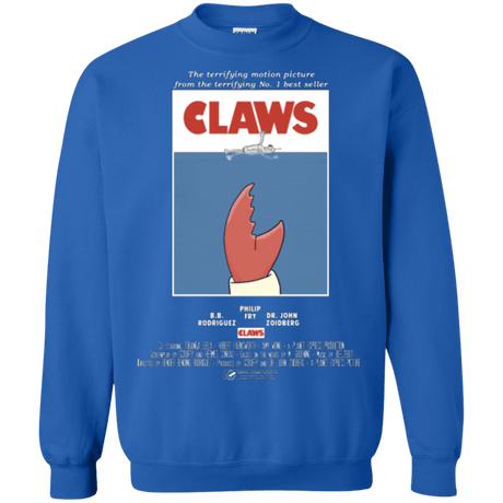 Sweatshirts Royal / Small Claws Movie Poster Crewneck Sweatshirt
