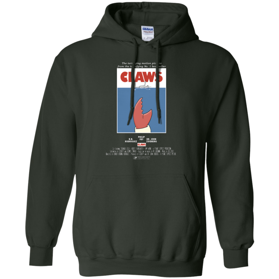 Sweatshirts Forest Green / Small Claws Movie Poster Pullover Hoodie