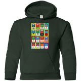 Sweatshirts Forest Green / YS Comic Soup Youth Hoodie