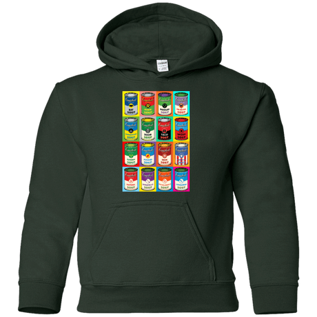 Sweatshirts Forest Green / YS Comic Soup Youth Hoodie
