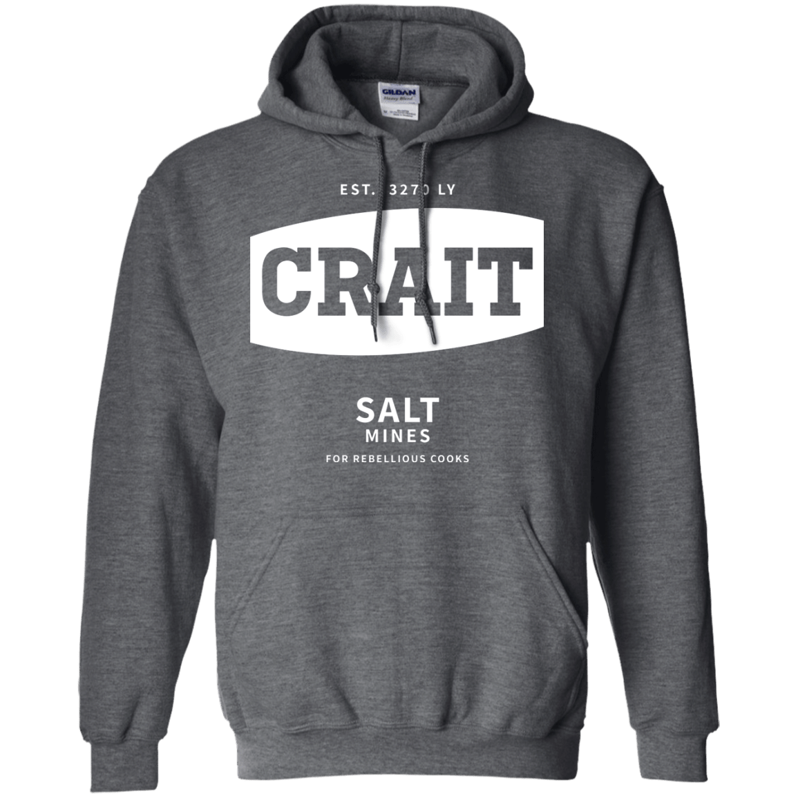 Sweatshirts Dark Heather / S Crait Saxa Salt Pullover Hoodie
