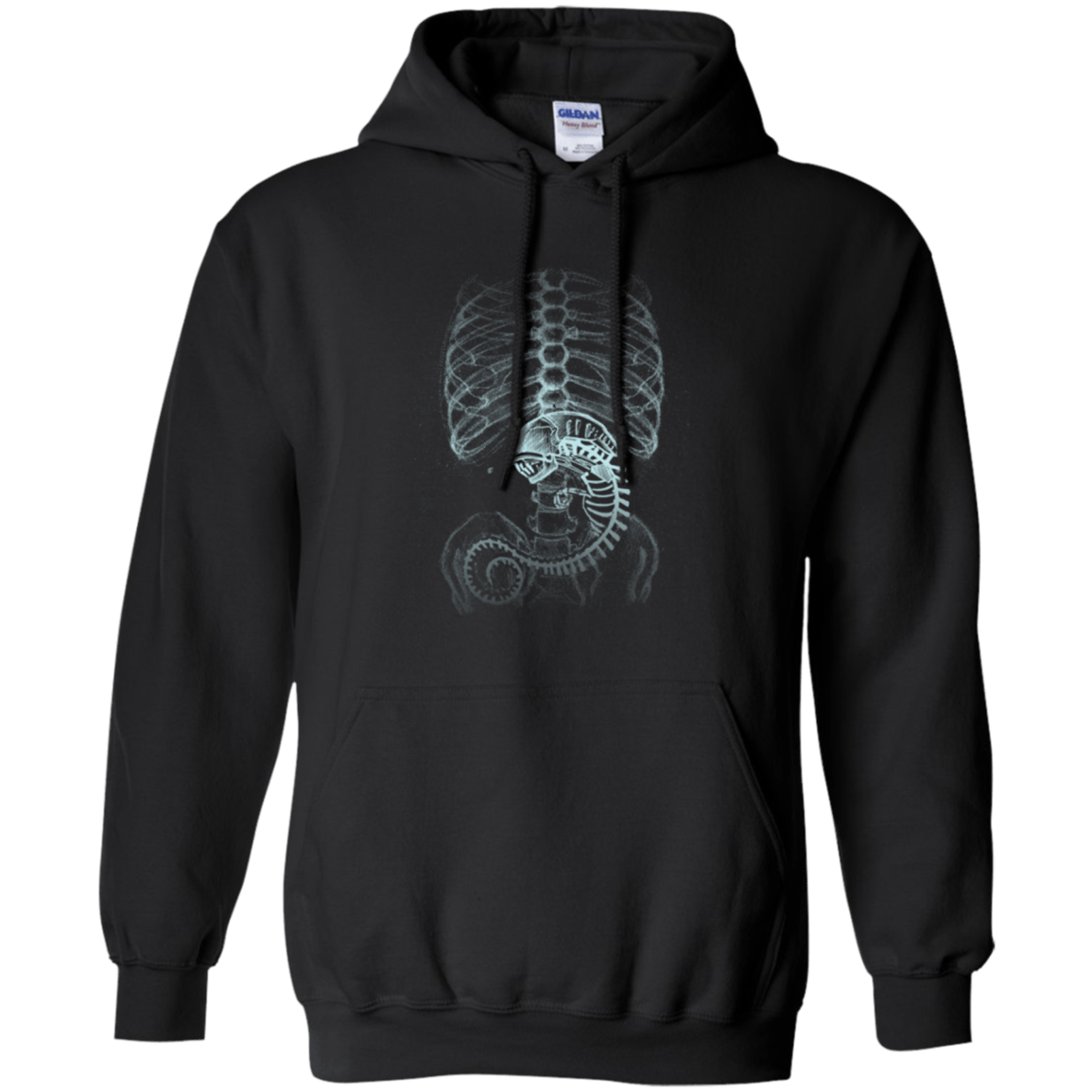 Sweatshirts Black / Small Creepy pregnant Pullover Hoodie