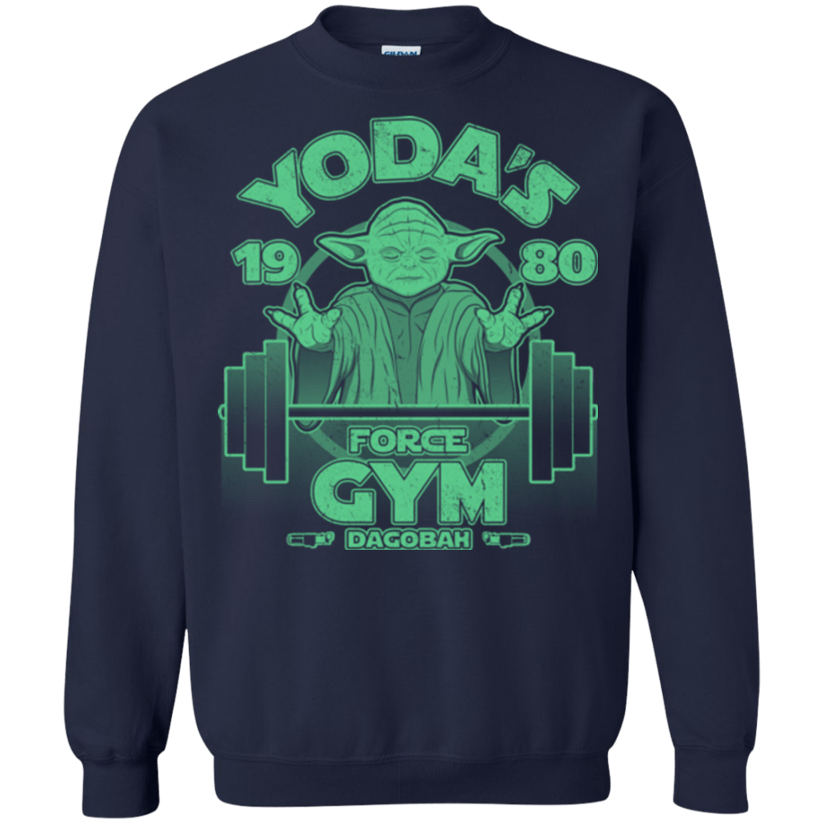 Sweatshirts Navy / Small Dagobah Gym Crewneck Sweatshirt