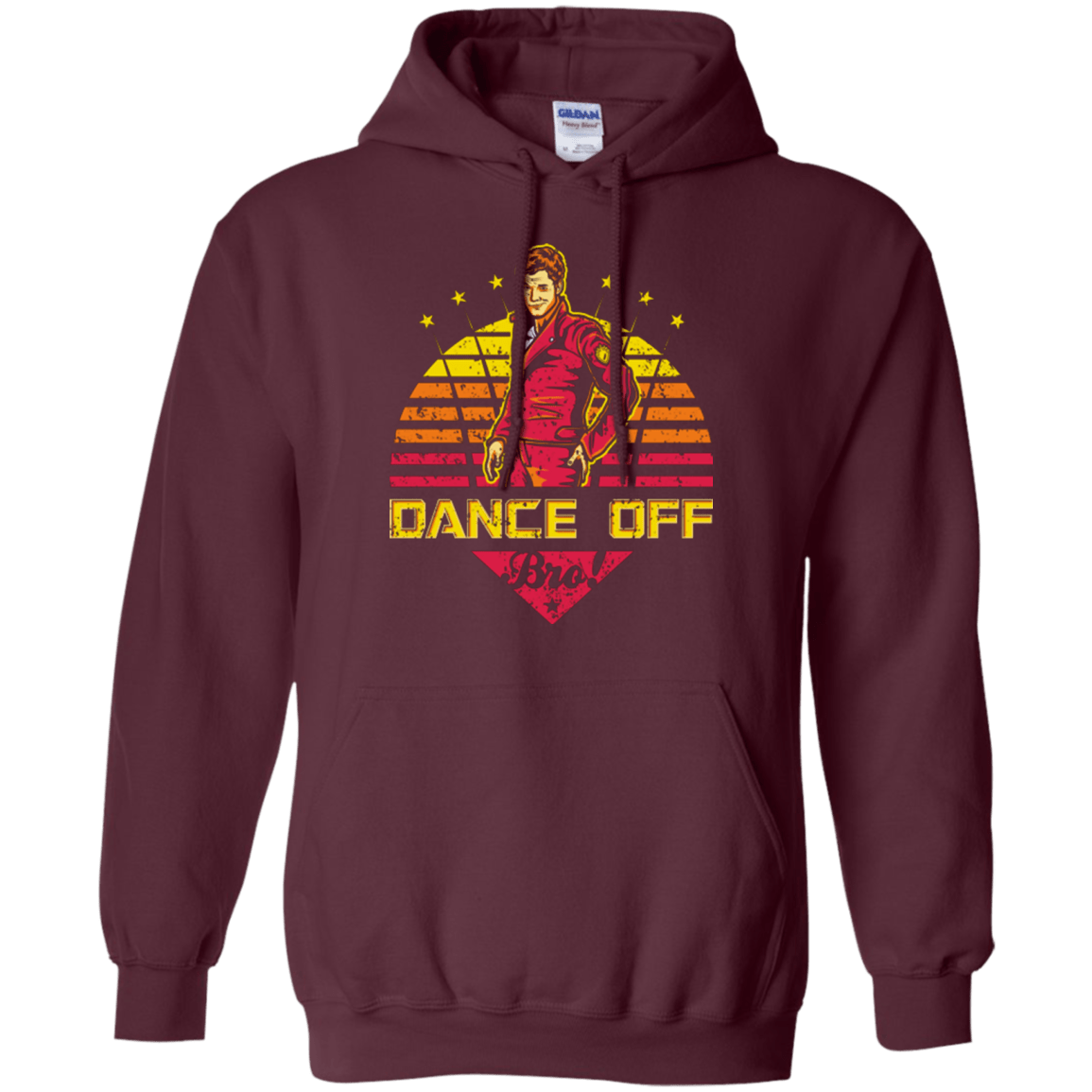 Sweatshirts Maroon / Small Dance Off Bro Pullover Hoodie