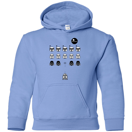 Sweatshirts Carolina Blue / YS Dark Invaders Youth Hoodie