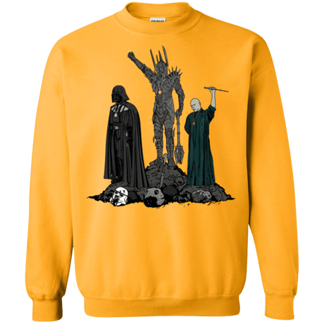 Sweatshirts Gold / Small Dark Power Crewneck Sweatshirt