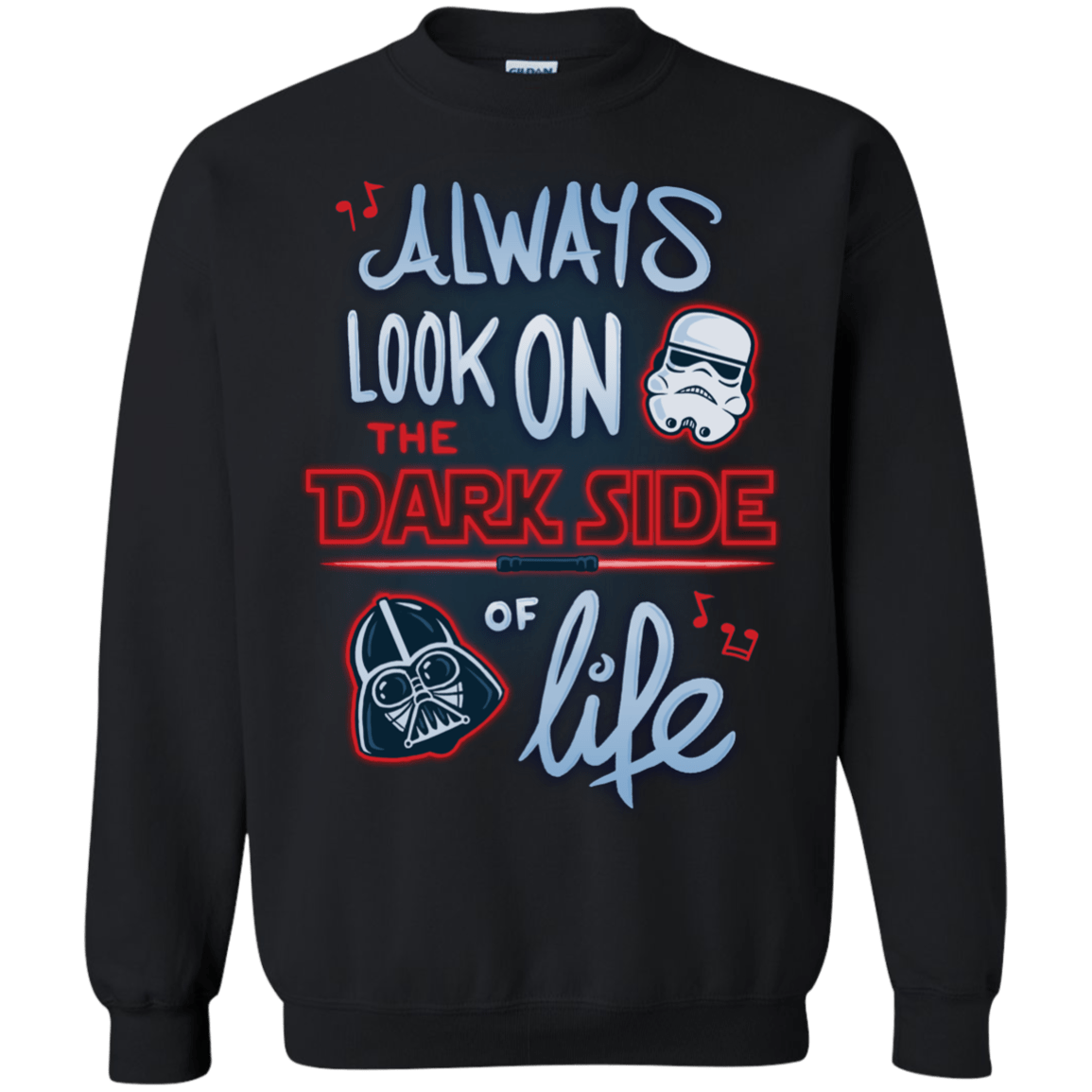 Sweatshirts Black / Small Dark Side of Life Crewneck Sweatshirt