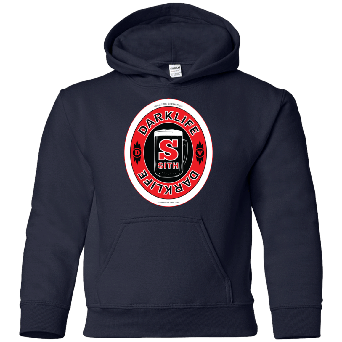 Sweatshirts Navy / YS Darklife Youth Hoodie