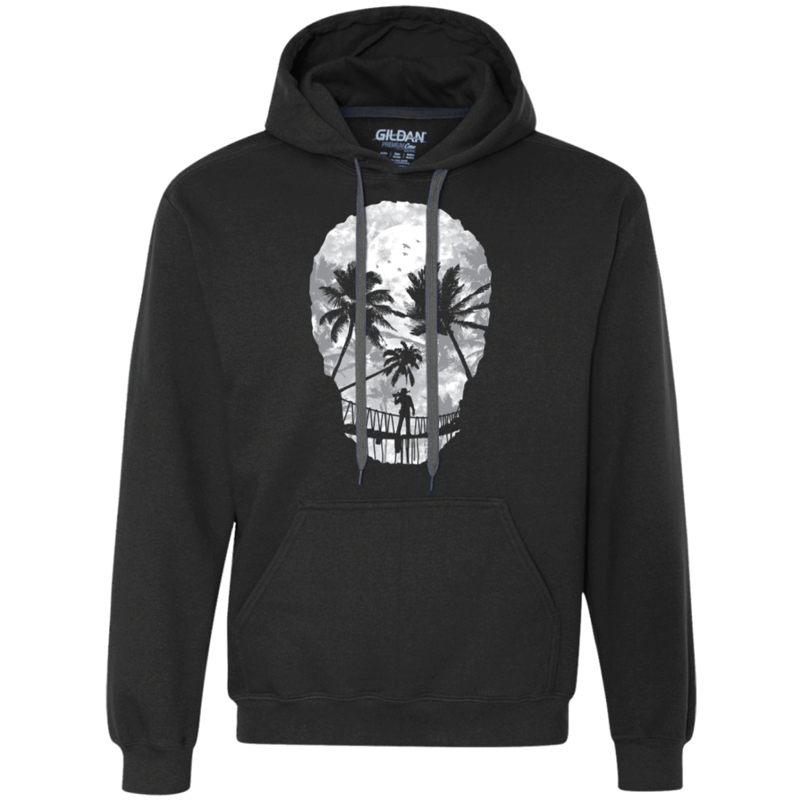 Sweatshirts Black / S Desolate Death Premium Fleece Hoodie