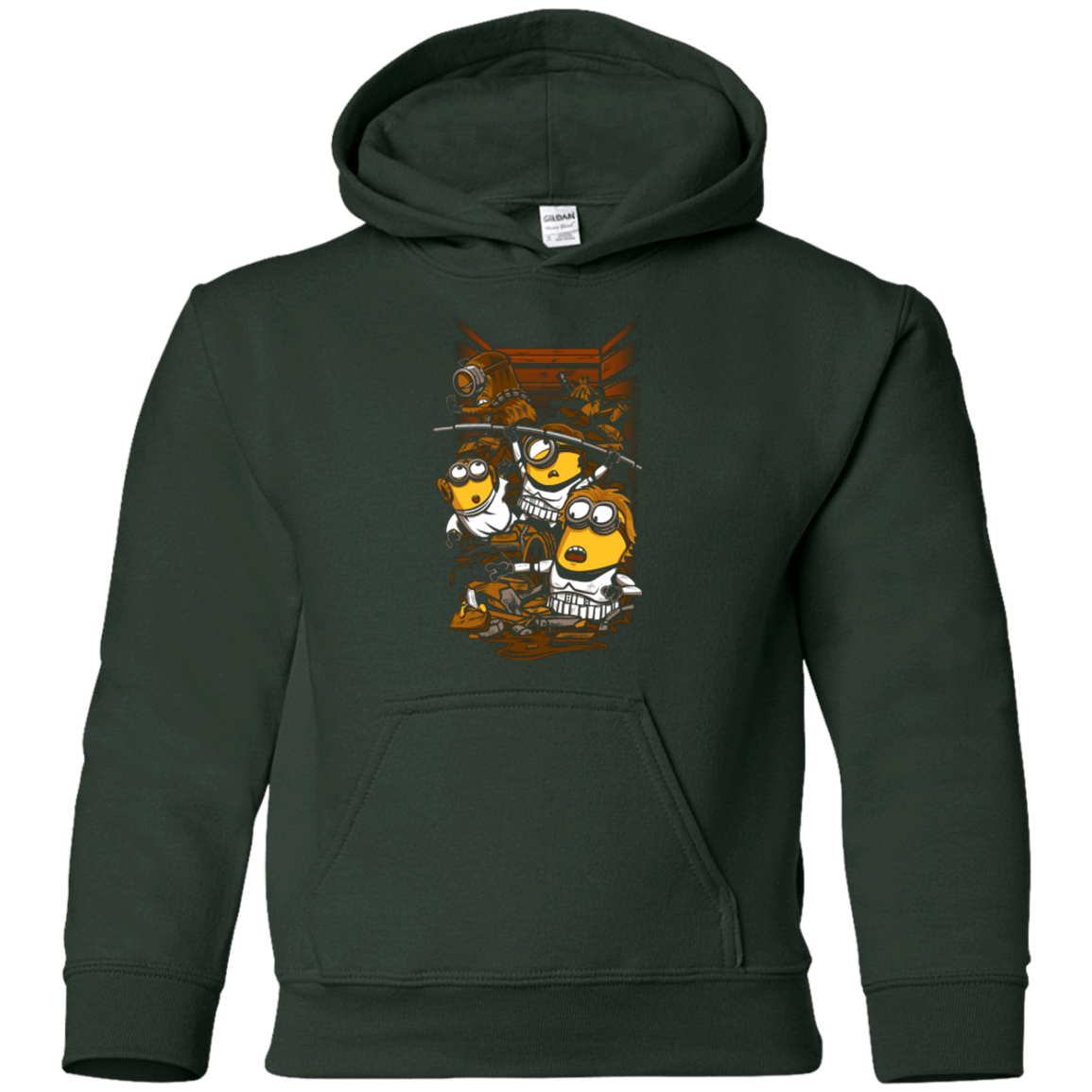 Sweatshirts Forest Green / YS Despicable Rebels Youth Hoodie