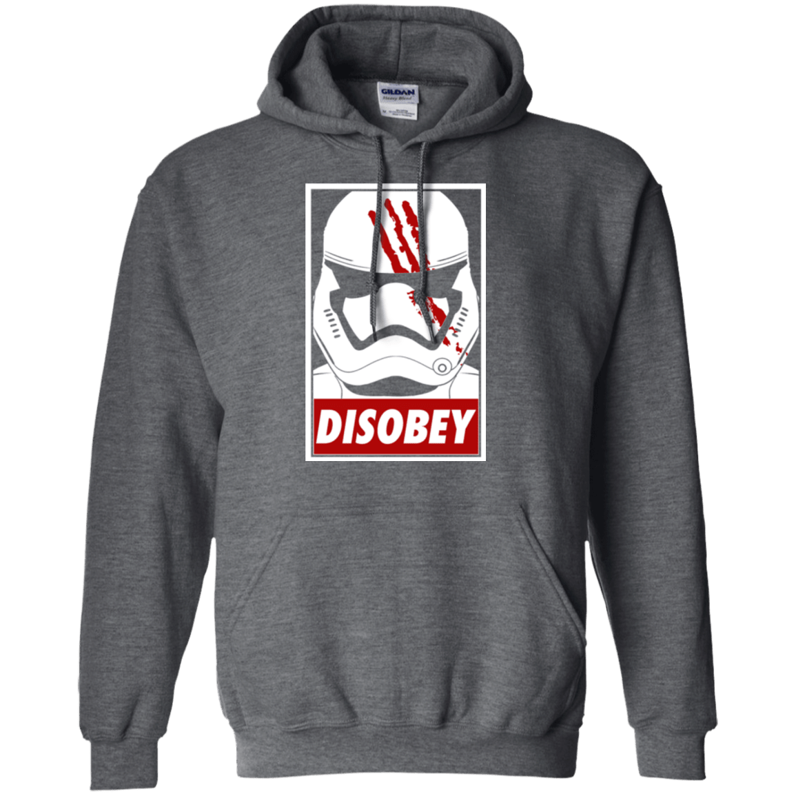 Sweatshirts Dark Heather / Small Disobey Pullover Hoodie