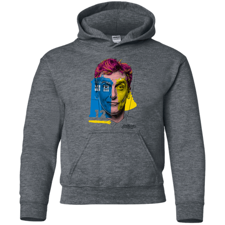 Sweatshirts Dark Heather / YS Doctor Warwhol 12 Youth Hoodie