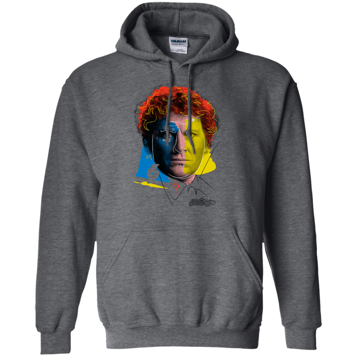 Sweatshirts Dark Heather / S Doctor Warwhol 6 Pullover Hoodie