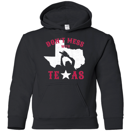 Sweatshirts Black / YS Dont Mess With Texas Youth Hoodie