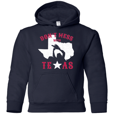 Sweatshirts Navy / YS Dont Mess With Texas Youth Hoodie