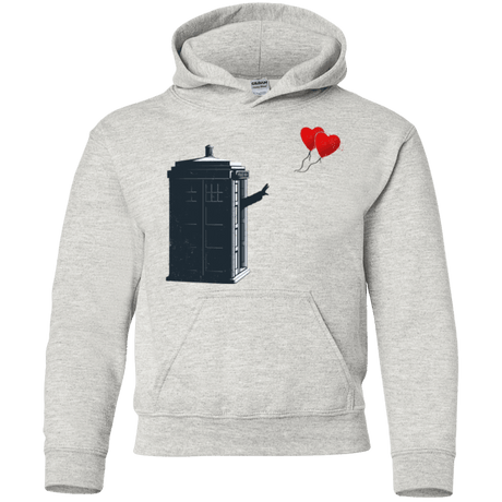 Sweatshirts Ash / YS Dr Banksy Heart Balloon Youth Hoodie