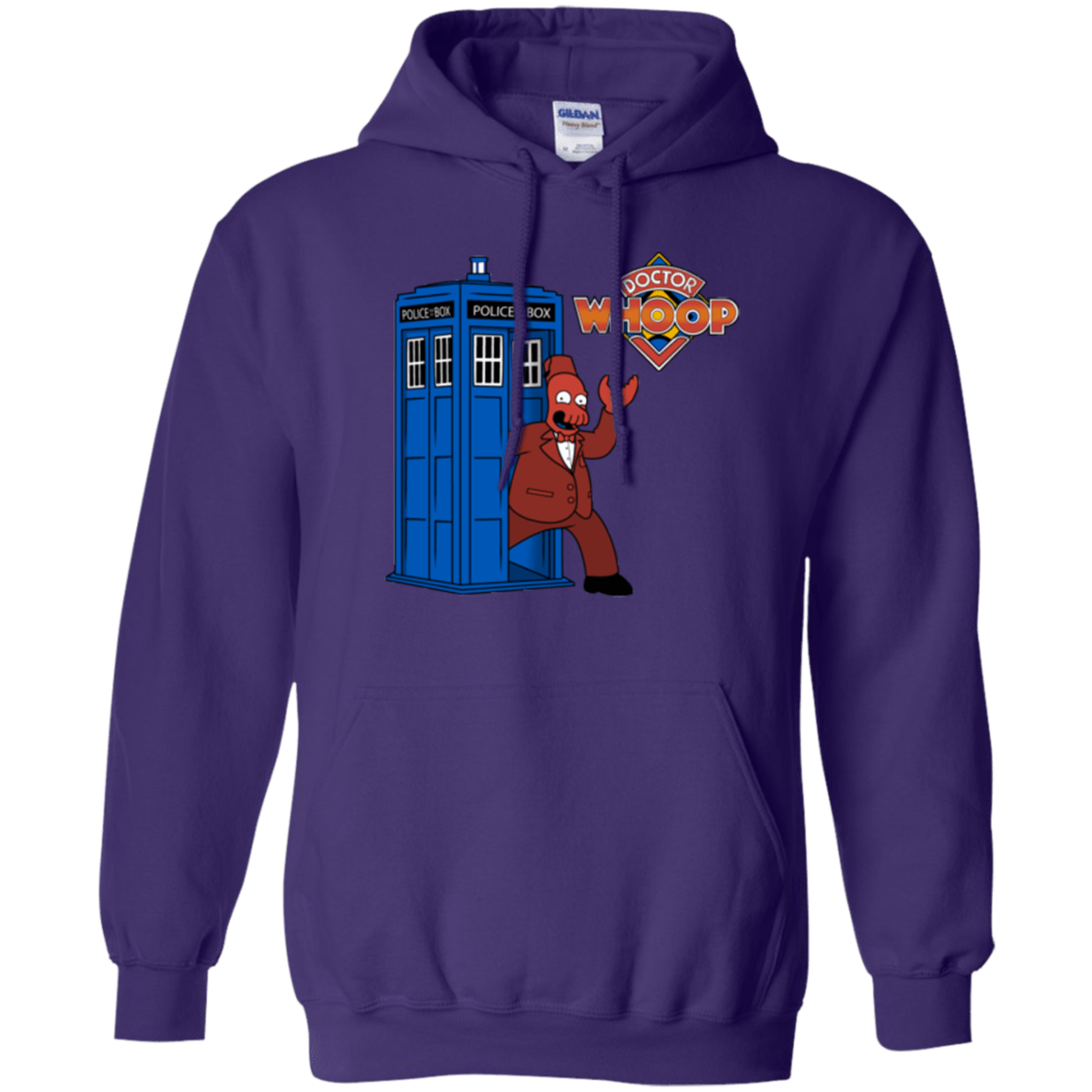 Sweatshirts Purple / Small Dr. Whoop Pullover Hoodie