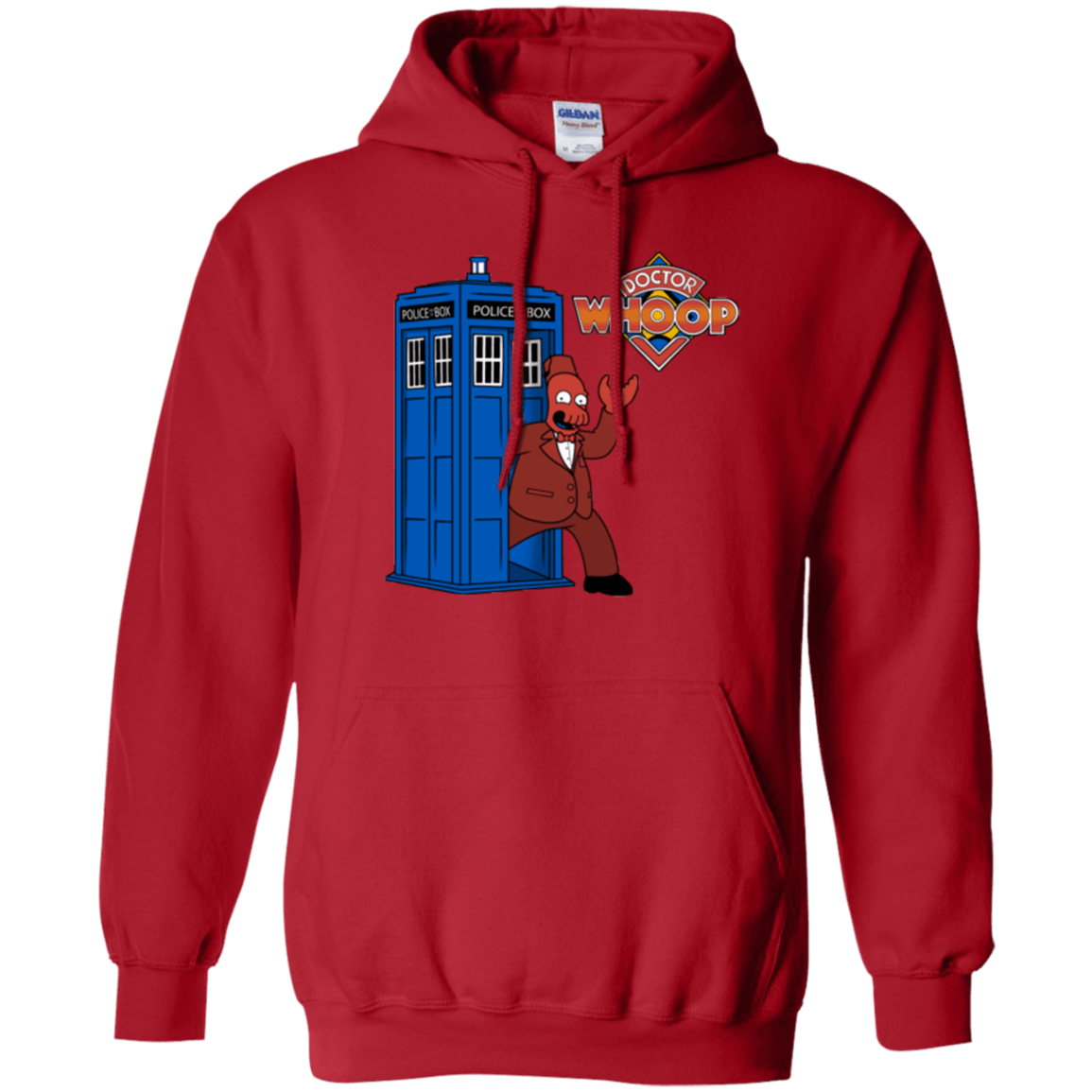 Sweatshirts Red / Small Dr. Whoop Pullover Hoodie